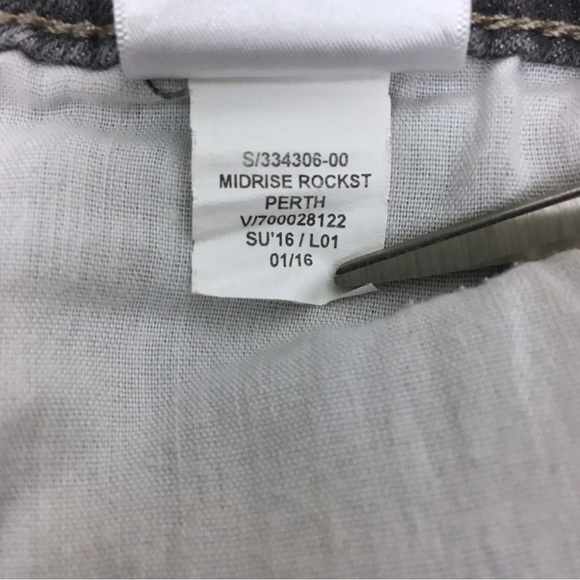 OLD NAVY Jeans 2 Pair Lot Super Skinny Rockstar Mid Rise Stretch Green Grey - Picture 5 of 16